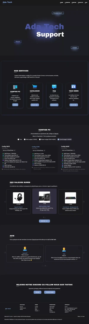 ADA-Tech resource directory grid on neutral background