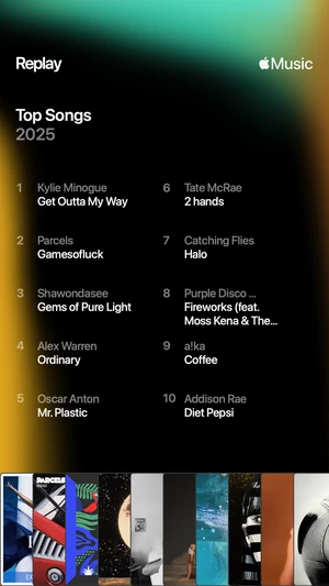 Apple Music Replay 2025 replay screenshot 3 of 5