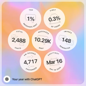 ChatGPT 2025 recap screenshot 1 of 2